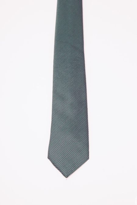 Elegant green tie