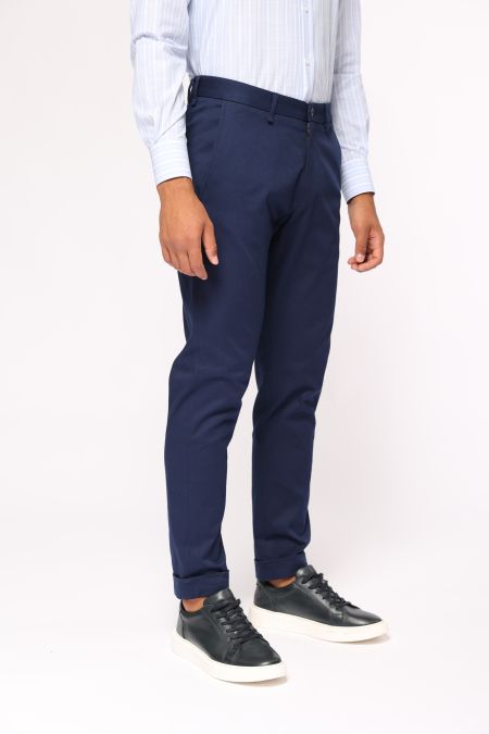 Men's navy blue trousers