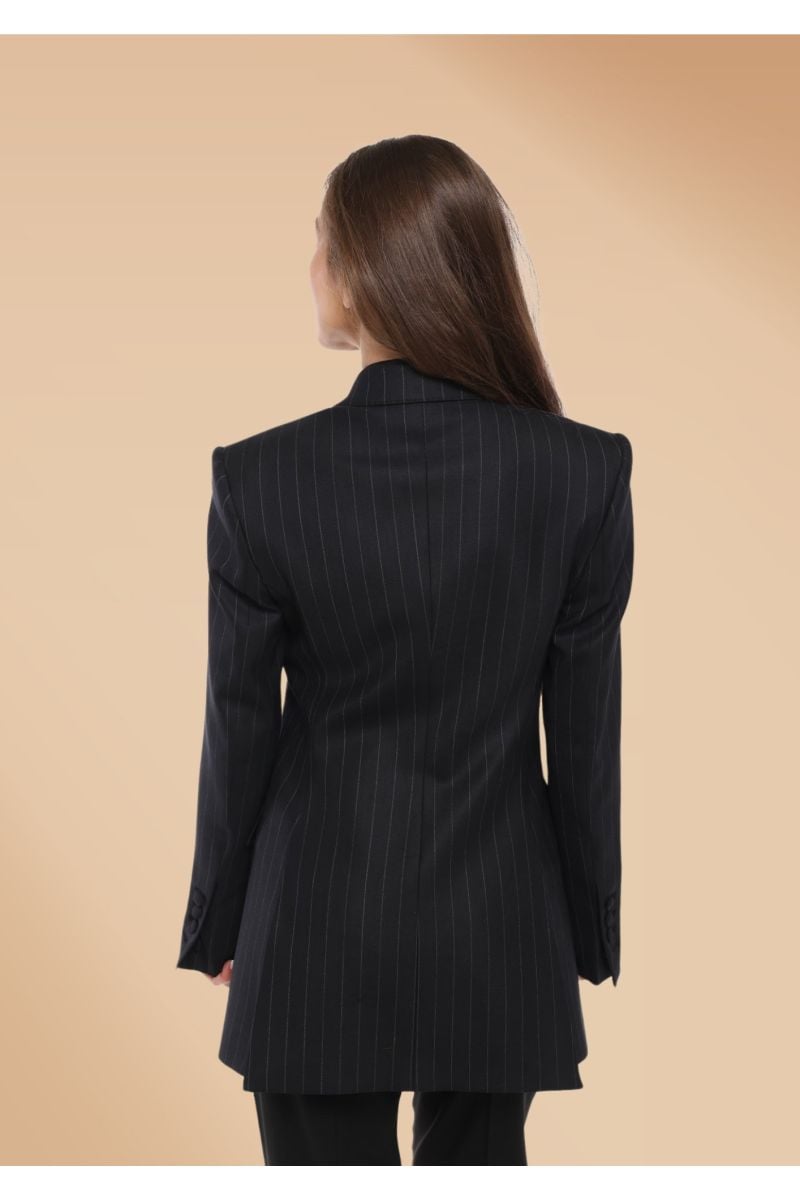 Semi-intelato tailored suit