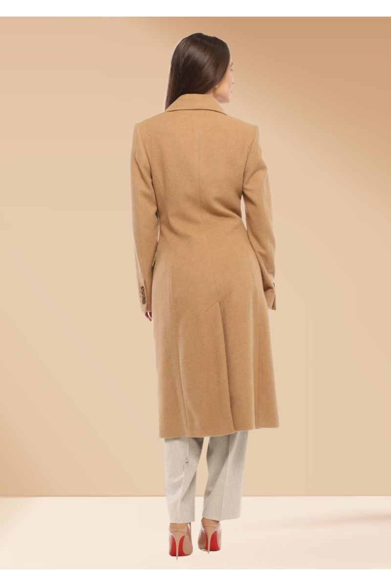 Sophia coat in blend cashmere and wool