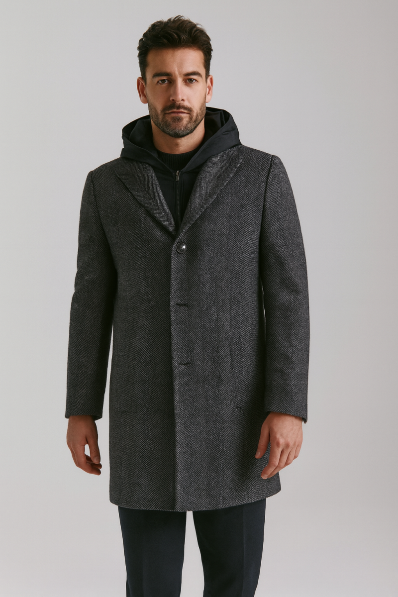 мъжко класическо палто