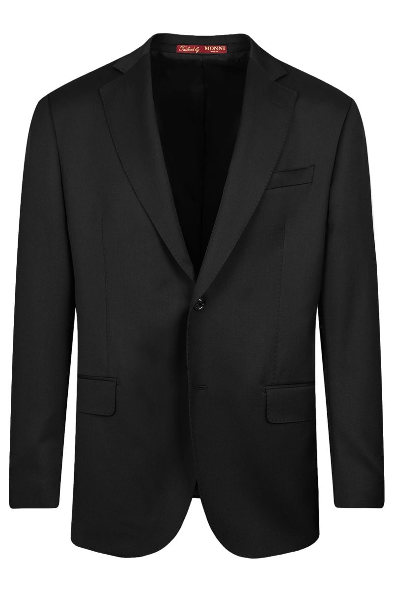 Класически мъжки костюм Made in Italy в черно
