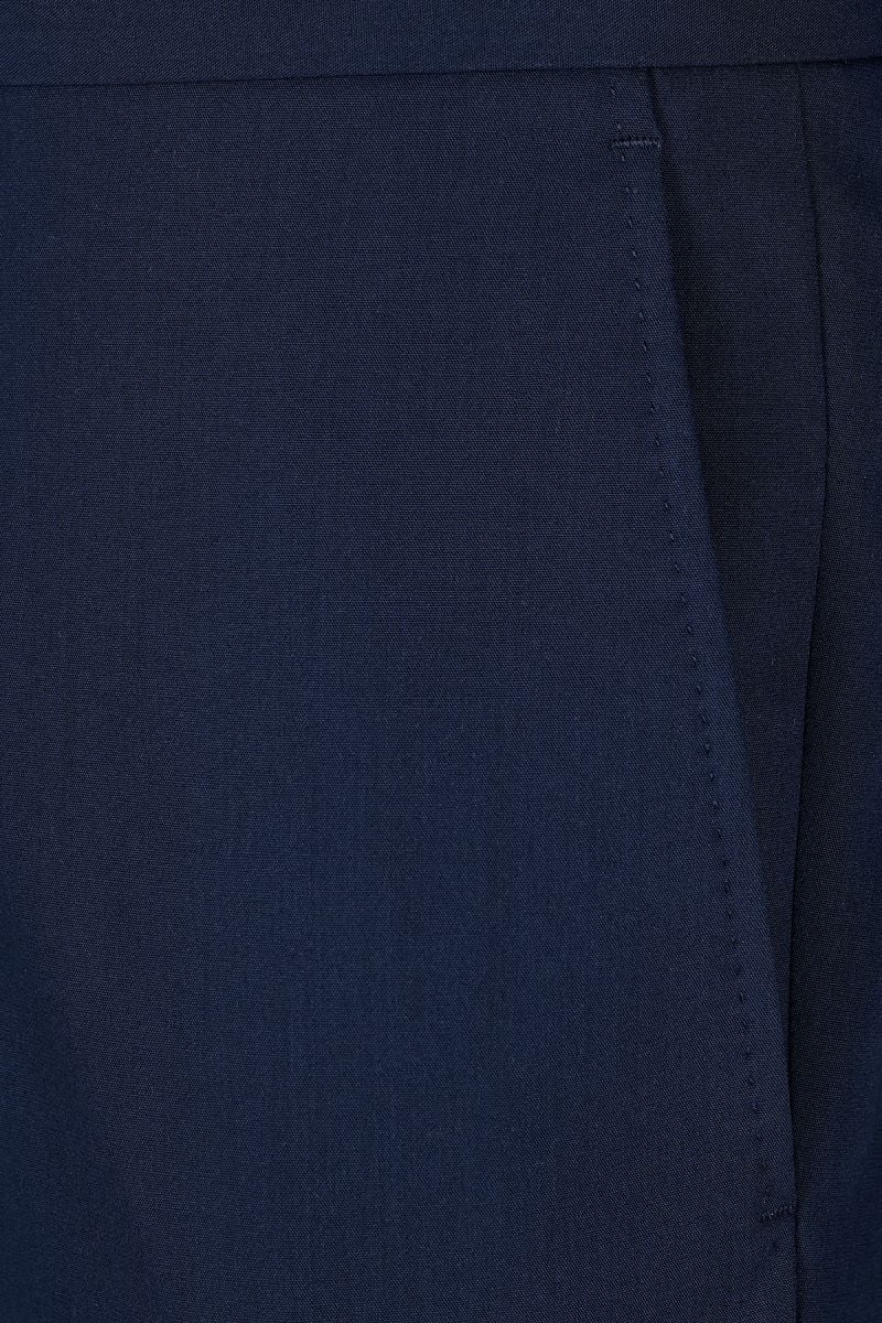 Мъжки класически втален пролетен панталон в тъмносиньо