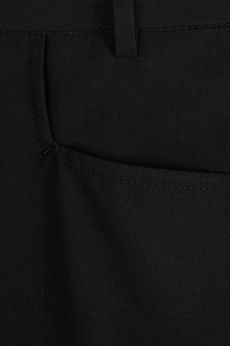 Мъжки дизайнерски свободен панталон в черен цвят