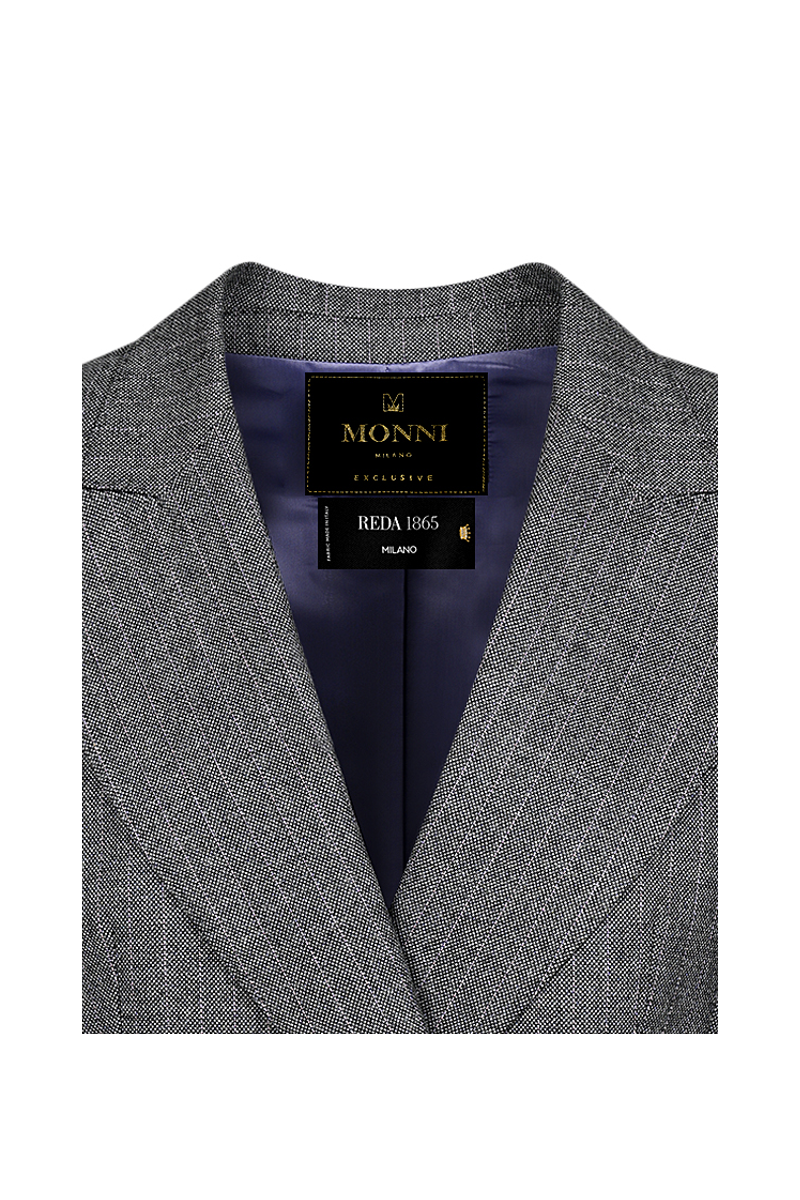 Двуредно дамско сако от луксозна 100% мерино вълна, изработено по италианска технология