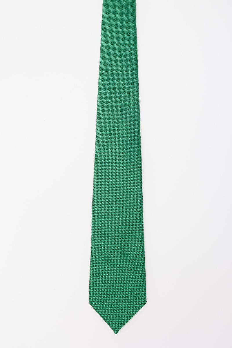 Elegant tie in green