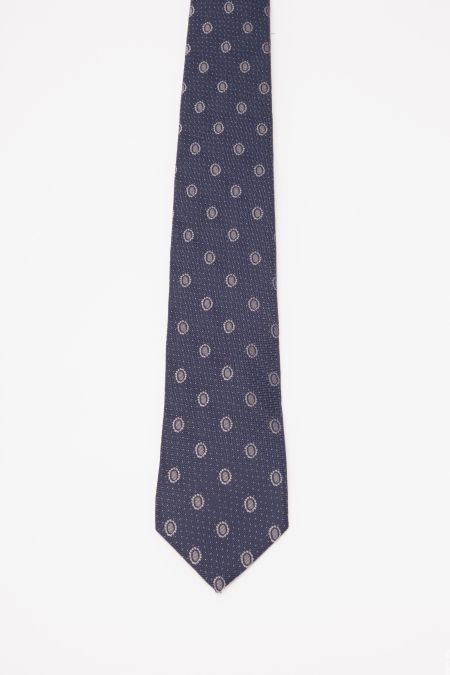 Elegant blue-grey tie