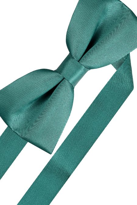 Класическа папийонка за официален повод в зелен цвят