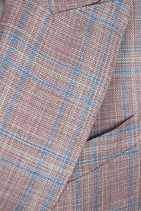 Лятно олекотено сако в плат Loro Piana от вълна, коприна и лен