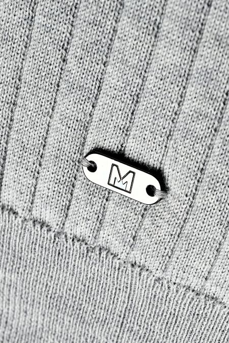 мъжки светлосив пуловер