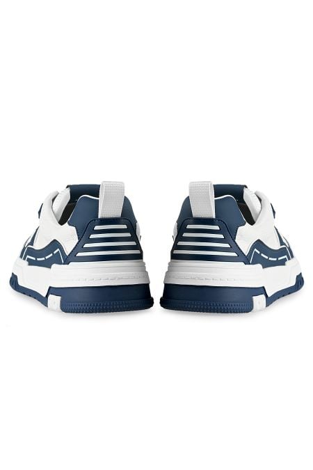 Мъжки спортни обувки в синьо и бяло