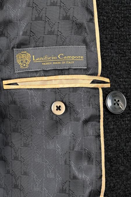 мъжко черно палто