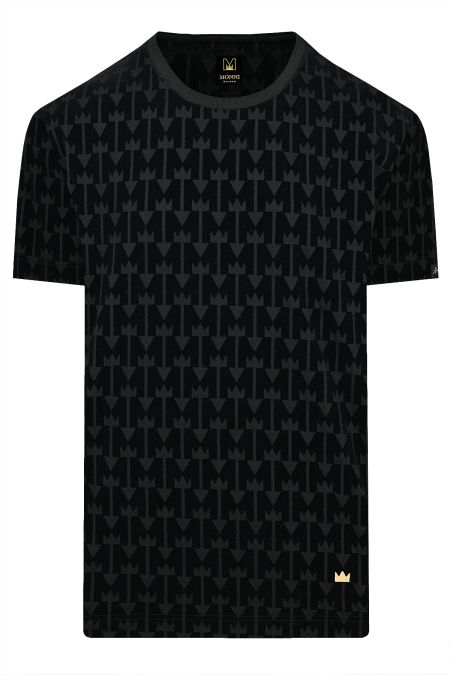 Мъжка черна тениска