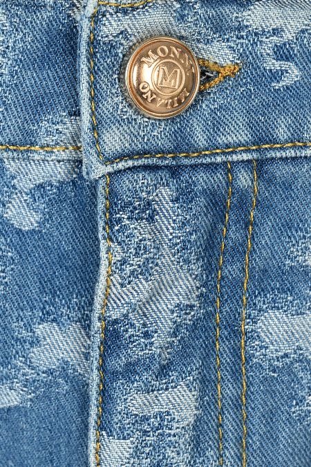 Луксозни дънки Camoflage в дизайнерска свободна кройка