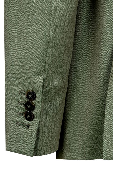 100% вълнен костюм за мъже в светлозелено