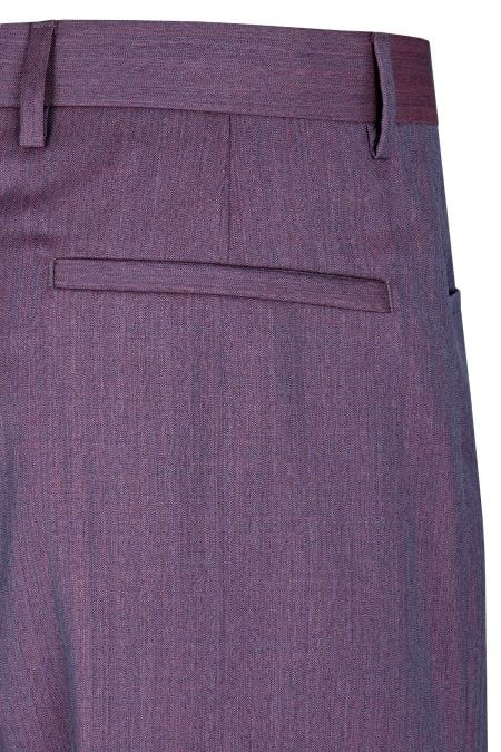 Панталон в цвят Purple Lilac от 100% италиански вълнен плат 