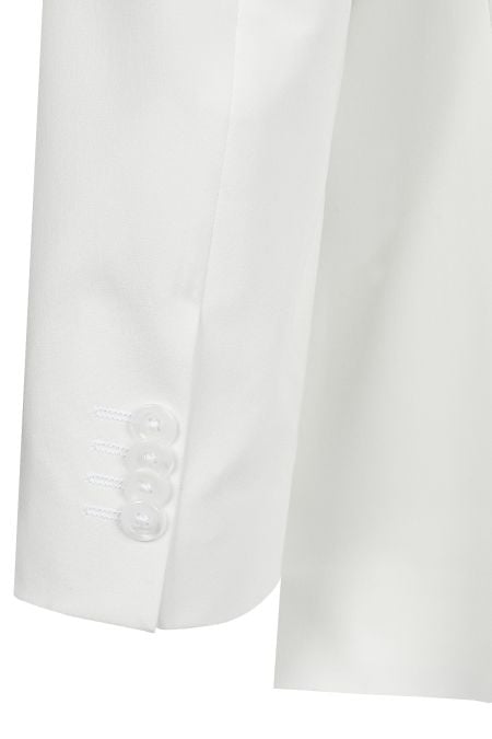 Стилен костюм в бял цвят