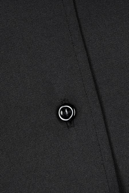 Елегантна черна риза от 100% висококачествен памук