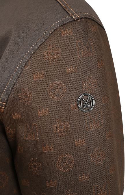 кафяво деним яке