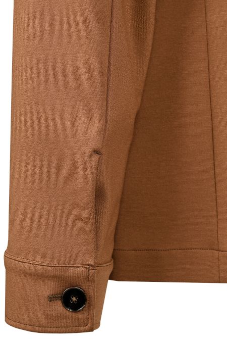 Мъжки overshirt в цвят кафяво
