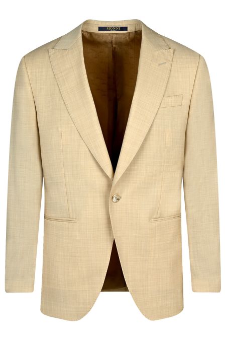 Мъжки бежов официален костюм