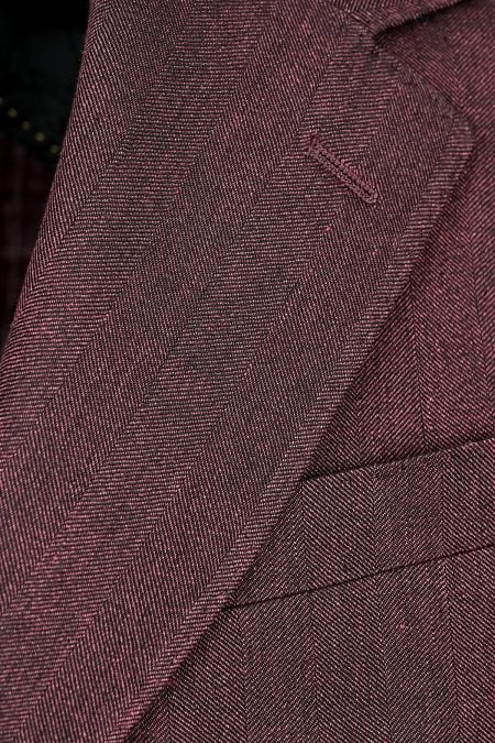 Мъжки костюм от лен и вълна