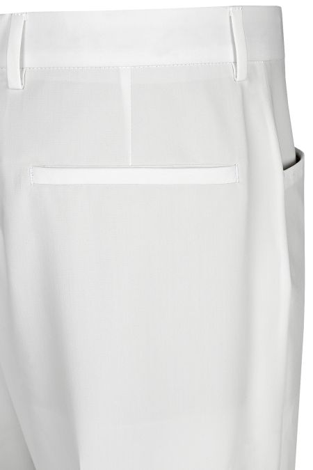 мъжки спортно-елегантен панталон в бяло