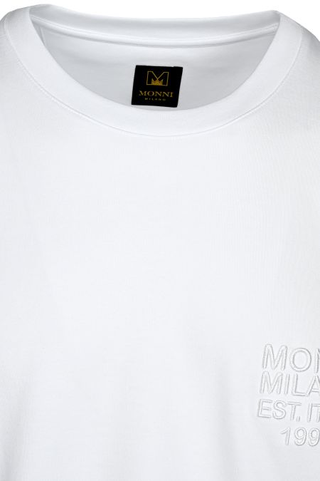 Мъжка бяла тениска oversize