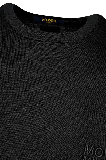 Мъжка черна тениска oversize