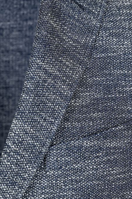 Мъжки сако от памук в синьо