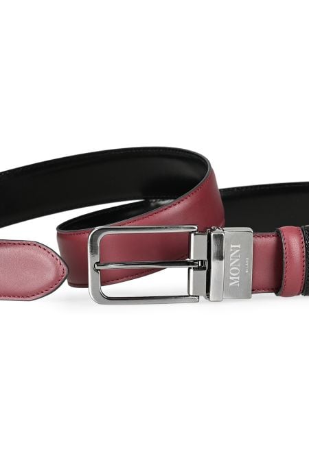 Луксозен колан от матирана естествена кожа за мъже