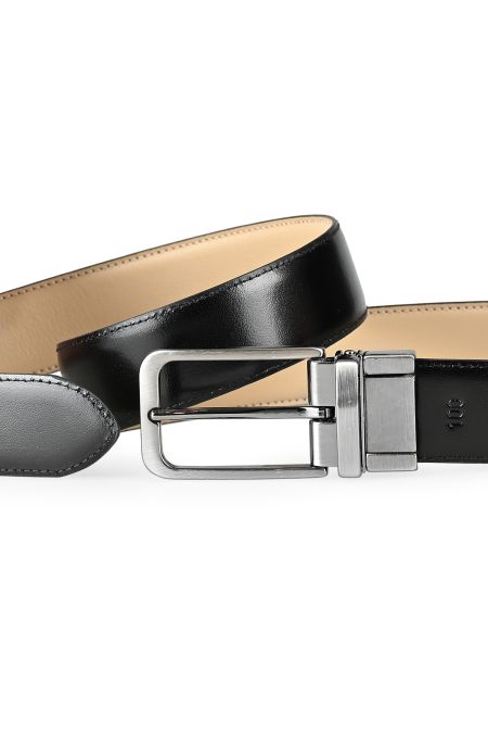 Мъжки двулицев колан от естествена кожа