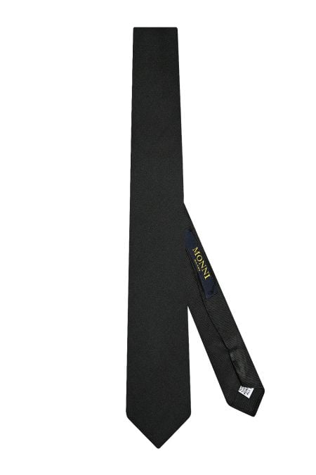 Мъжки класическа черна вратовръзка от 100% коприна 