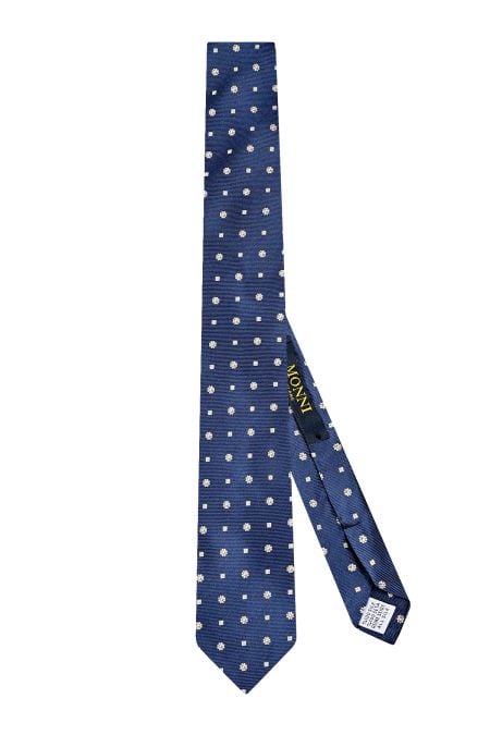Мъжка тъмносиня вратовръзка Blas от 100% коприна