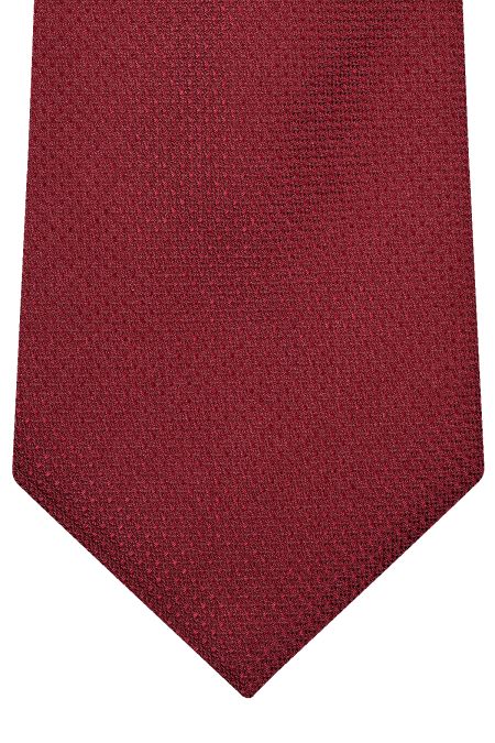 Бордо мъжка вратовръзка от естествена коприна