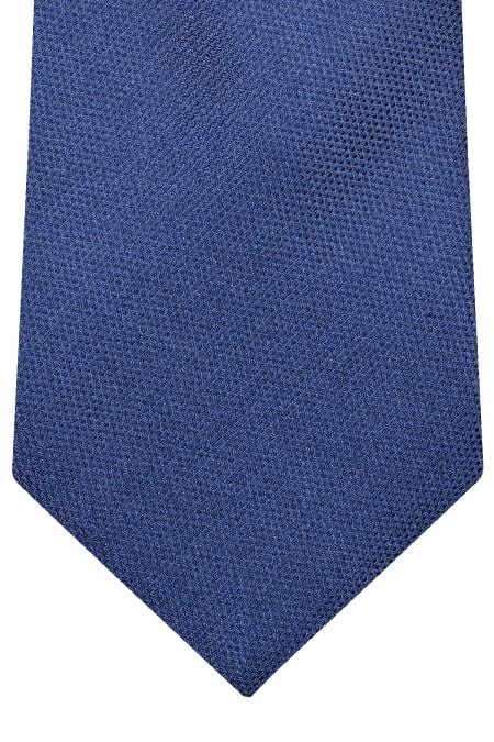 Елегантна тъмносиня вратовръзка за костюм