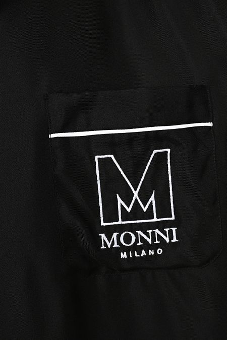 Копринена риза с къс ръкав Monni Milano