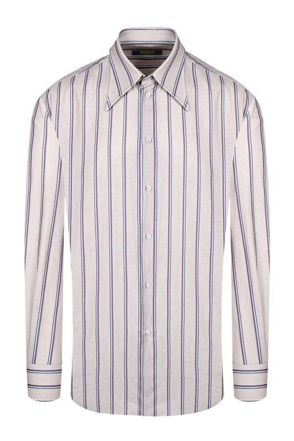 Мъжка раирана риза